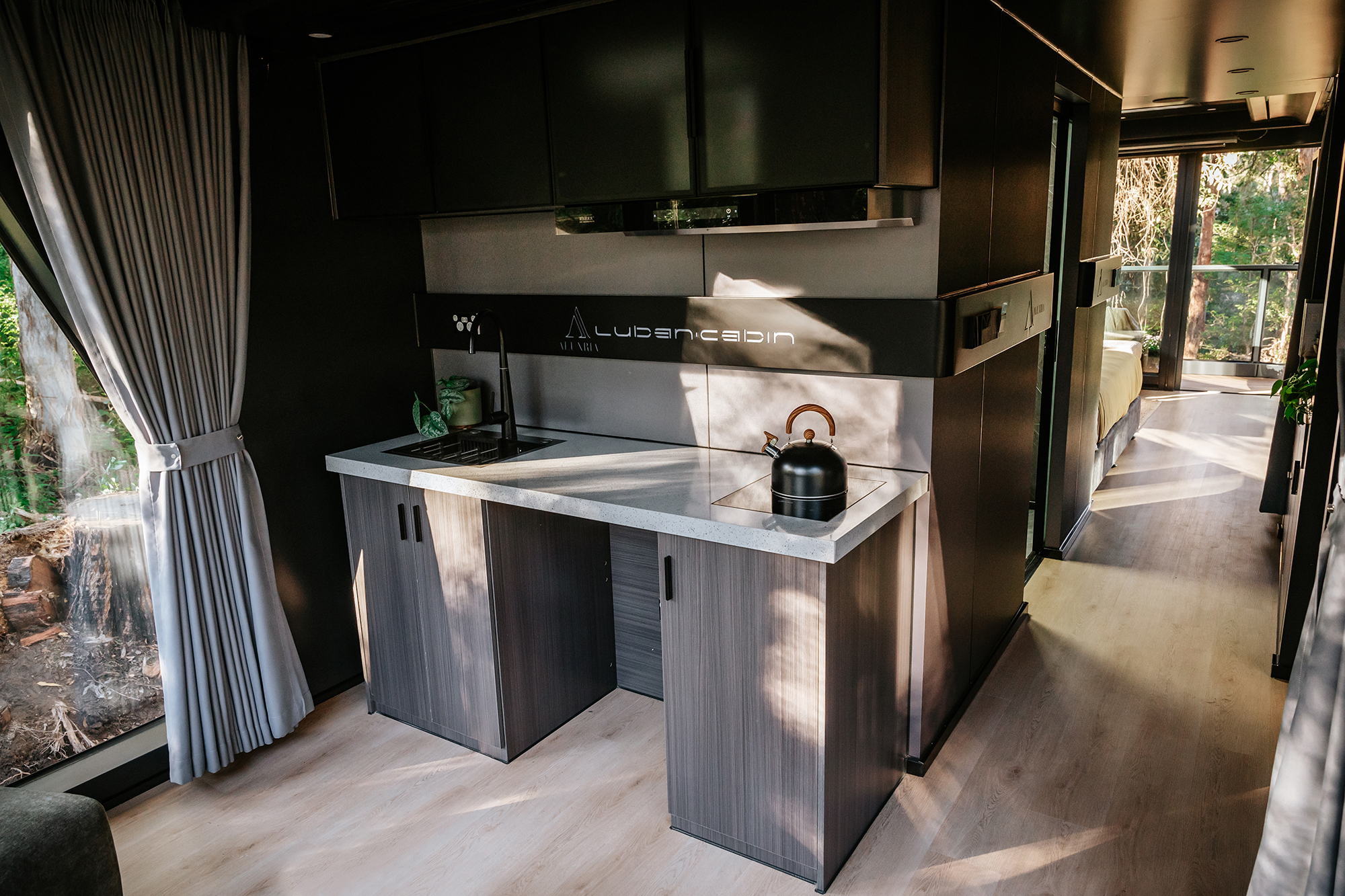 Aluxria cabin elevated design